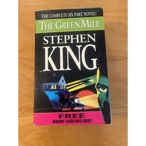 The Green Mile Six Part Novel Box Set Horror Author Stephen King 1996 No Disk